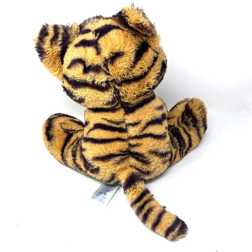 Build A Bear Tiger Cub Sitting Striped Cat‎ 2016 Stuffed Animal Plush BABW